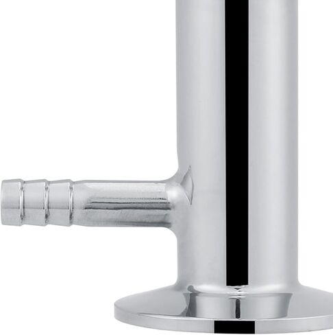 LiebeWH 2inch SUS304 Stainless Steel Sampling Valve, Mirror Polished, Fast Clamp Connection, Ideal for Dairy Food Pharmaceutical Applications in Kuwait