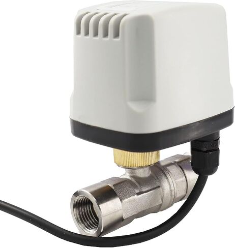 Motorized Ball Valve 1/2" Stainless Steel Electrical Ball Valve AC 110V NPT 2 Wires Outdoor Waterproof in Kuwait