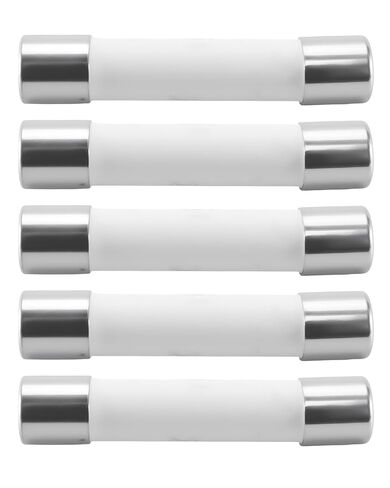 5PCS Ceramic Fuse 1000V AC/DC 600mA 6.35x32mm Suitable for Digital Multimeters, FF0.6A Fast-Blow Overload Protection in Kuwait
