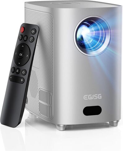 [Electric Focus] Projector with WiFi and Bluetooth, 1080P,Portable Projector 4K with Zoom, Outdoor Movie Projector for Home Theater UP to 300" with Carry Bag, for Phone/TV Stick/PC in Saudi Arabia