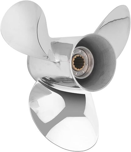 11 1/8X13 Upgrade Stainless Steel Boat Propeller fit Yamaha 40hp 48hp 50hp 55hp 60hp F30 F40 F50 F60 Outboard Motor Engines ‎69W-45945-00-EL, 13 Spline Tooth in Kuwait