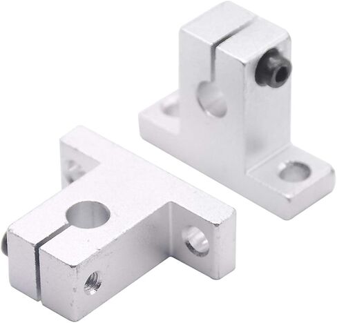 Professional 10pcs SK25 25mm Linear Bearing Rail Shaft Support for XYZ Table CNC Router SH25A in Saudi Arabia