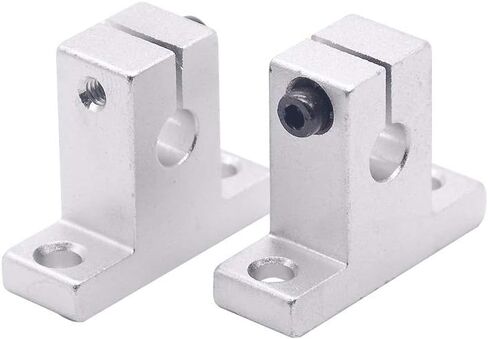 Professional 10pcs SK25 25mm Linear Bearing Rail Shaft Support for XYZ Table CNC Router SH25A in Saudi Arabia