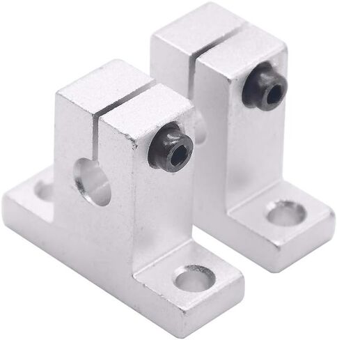 Professional 10pcs SK25 25mm Linear Bearing Rail Shaft Support for XYZ Table CNC Router SH25A in Saudi Arabia
