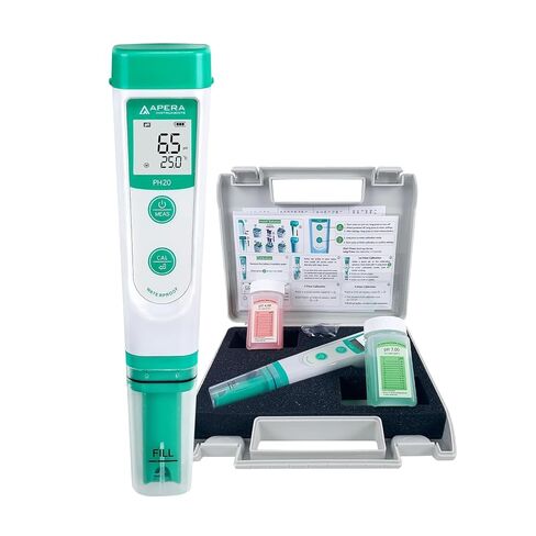 APERA INSTRUMENTS AI209 مجموعة أدوات اختبار الأس الهيدروجيني + محلول تخزين 3M KCL لأقطاب الأس الهيدروجيني in Kuwait
