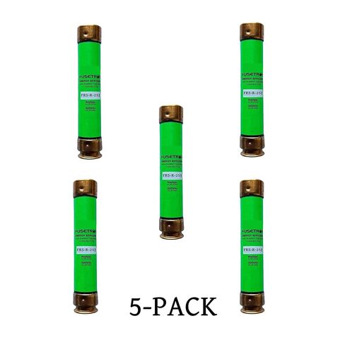 5-Pack New FRS-R-25 FRS-R-25A 600Vac Time Delay Fuse,FRS-R-25 AMP Class RK5 Cartridge Fuses ﻿ in Kuwait