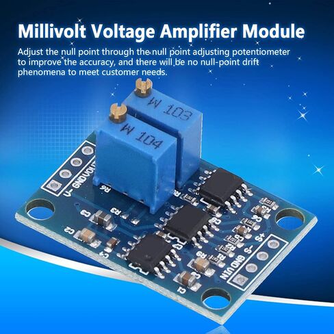 FTVOGUE Millivolt Voltage Amplifier Module Instrumentation Amplifier Module 1000 Times Magnification in Kuwait