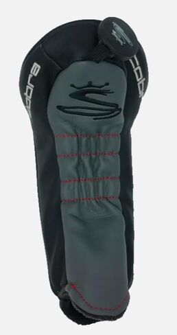 New COBRA 2022 AIR X Rescue Headcover - Black/Red Cover w/Adjustable TAG # (Not for Fairway Wood) in Kuwait