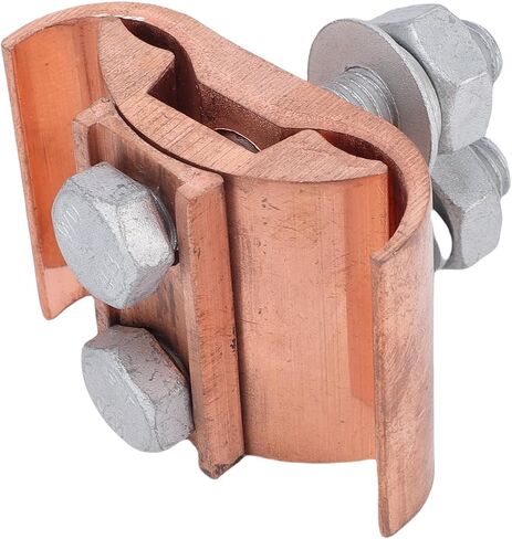 FTVOGUE Parallel Groove Clamp, Copper T Type for 50 to 240mm, High Conductivity with Dual Bolts for Secure Electrical Connections in Kuwait