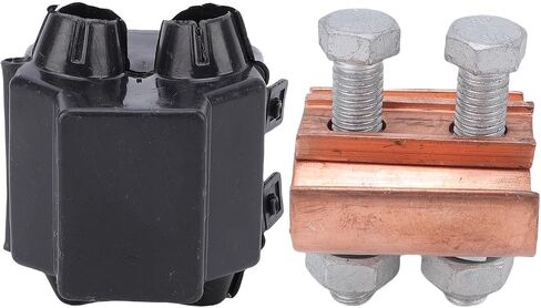 FTVOGUE Parallel Groove Clamp, Copper T Type for 50 to 240mm, High Conductivity with Dual Bolts for Secure Electrical Connections in Kuwait