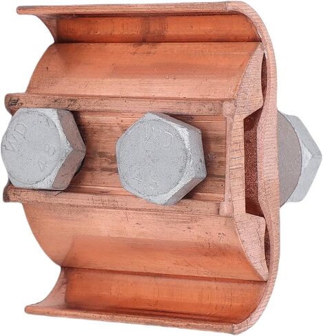 FTVOGUE Parallel Groove Clamp, Copper T Type for 50 to 240mm, High Conductivity with Dual Bolts for Secure Electrical Connections in Kuwait