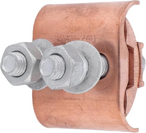 FTVOGUE Parallel Groove Clamp, Copper T Type for 50 to 240mm, High Conductivity with Dual Bolts for Secure Electrical Connections in Kuwait