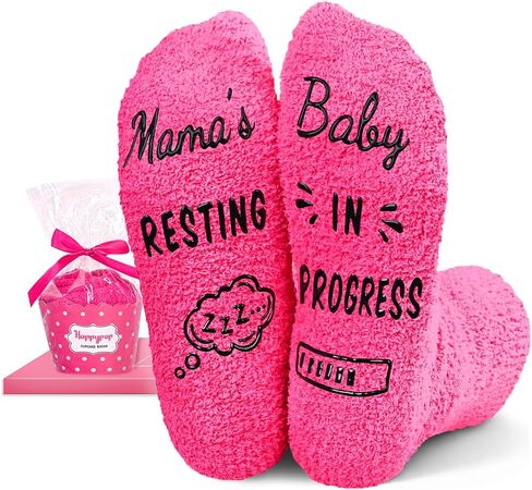 HAPPYPOP Pregnant Mom Gifts - Maternity Labor Socks for Hospital, IVF Gift for Pregnant Women in Kuwait