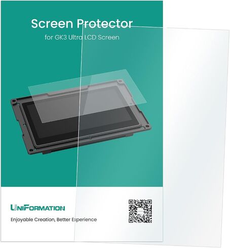 واقي شاشة LCD فائق الجودة GK3 من Unionation، 300 مم (طول) × 160 مم (عرض) × 0.12 مم (ارتفاع) (3 قطع) in Kuwait