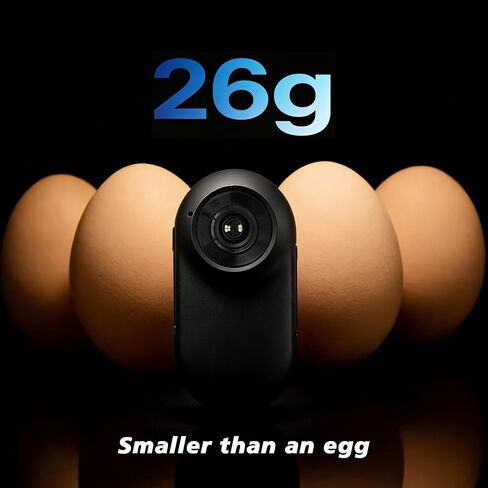 Mini Body Camera with Memory Card, 1" Screen POV Body Cam, Wearable Camera for Vlogging, Thumb Action Camera for Outdoor Sports, Cycling, Hiking, Fishing, Gifts for Men Dad Him in Saudi Arabia