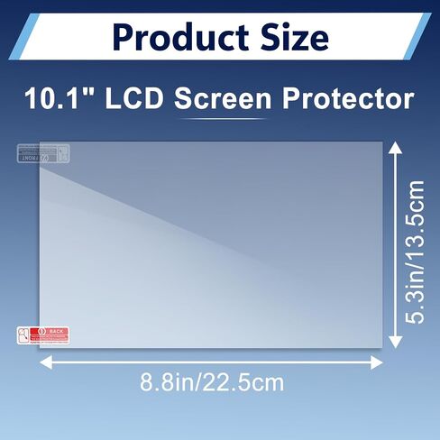 12 Pcs Screen Protector for Elegoo Saturn 3 / Saturn 4 / Saturn 4 Ultra/Saturn 3 Ultra/Sonic Mighty 8K / Photon M3 Premium LCD 3D Printers, 10.1 Inch Screen Protector for 3D Printer in Kuwait