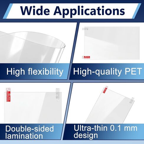 12 Pcs Screen Protector for Elegoo Saturn 3 / Saturn 4 / Saturn 4 Ultra/Saturn 3 Ultra/Sonic Mighty 8K / Photon M3 Premium LCD 3D Printers, 10.1 Inch Screen Protector for 3D Printer in Kuwait