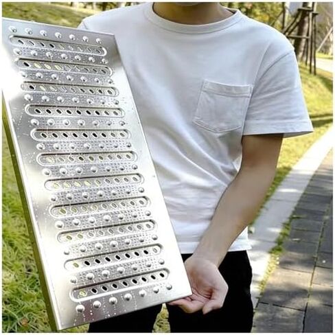 304 Stainless Steel Drain Grate Covers - Non-Slip Outdoor Trench Drainage Grates for Yard, Garden, Park, Sidewalk, Mall - Durable & Weather-Resistant in Kuwait