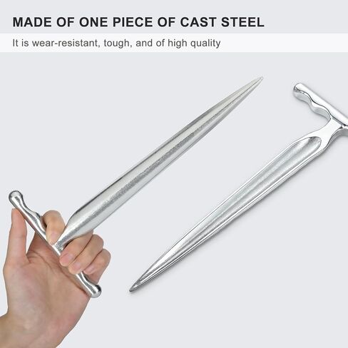 Frienda 11 x 6.3 Inch Boat Rope Eye Splice Tools Stainless Steel Wire Eye Splicing Fabricating Device Rope Splicing Spike Eyesplicer for Connection and Repair in Kuwait