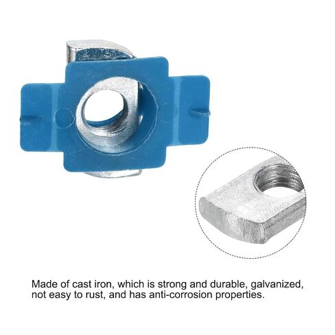 (100 Pcs) 1/4"-20 Strut Channel Nuts with Twist Tab,Strut Channel Cone Nuts - Easy Positioning for American Channel Support Systems, Solar Panels Mounting in Kuwait