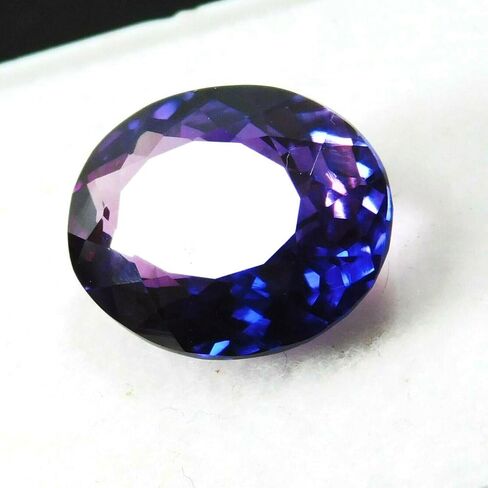Certified A+ Quality 7.56 Ct Natural Color Change Sapphire, Oval Shape Gemstone in Kuwait