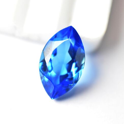 A+ Certified Natural Blue Sapphire Marquise 6.8 Ct Certified Ceylon Gemstone in Kuwait