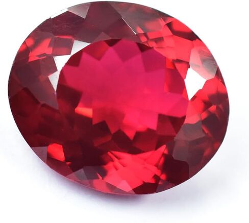 Natural PIGEON Bloody Red Ruby Mozambique Oval Cut 19.95 Ct CERTIFIED Gemstone in Kuwait
