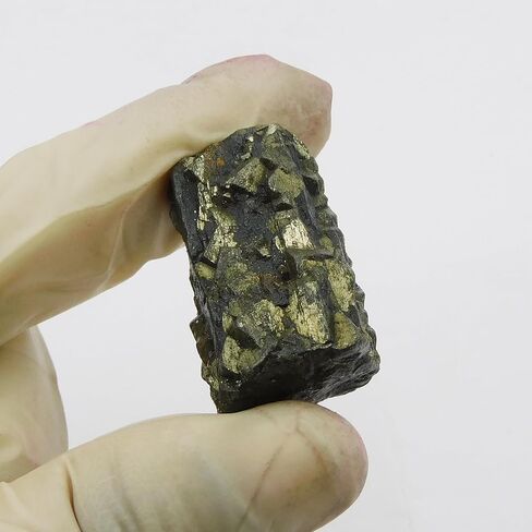 Natural Crystal 111 Ct Pyrite Uncut Rough CERTIFIED Raw Mineral Loose Gemstone in Kuwait
