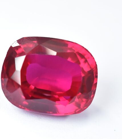Blood Red Ruby Gemstone Natural 30.40 Ct CUSHION Cut Certified in Kuwait