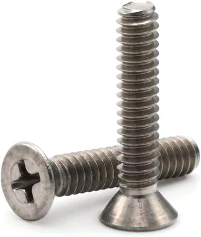 Phillips Flat Head Machine Screw 316 Stainless Steel - 1/4"-20 x 3-1/2" Qty 25 in Kuwait