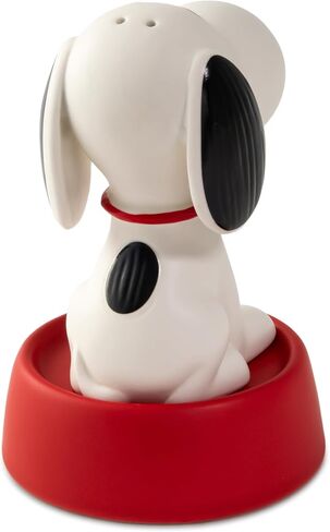 Hallmark Peanuts Stacking Salt and Pepper Shakers, Set of 2 (Snoopy on Dog Bowl) Gift for Fans, Collectors, Mom, Birthday, Christmas in Kuwait