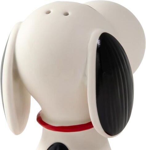 Hallmark Peanuts Stacking Salt and Pepper Shakers, Set of 2 (Snoopy on Dog Bowl) Gift for Fans, Collectors, Mom, Birthday, Christmas in Kuwait