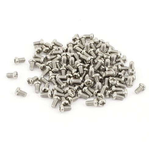 M2.5x35mm الصليب الأخدود عموم رئيس آلة المسمار 304 الفولاذ المقاوم للصدأ فيليبس مسامير مستديرة الرأس الترباس 60 قطعة in Kuwait