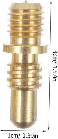 KOMBIUDA Pool Cue Joint Repair Parts 4 Pack Pool Cue Screws Copper Billiard Cue Extension Joints Sturdy Hardware in Kuwait