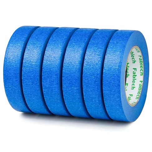 Colored Masking Tape 0.94 Inch x 60yds 6 Rolls Rainbow Colors Painters Tape Painting Tape Great for Art, Classroom, Labeling, Painting, Home & DIY Projects in Kuwait