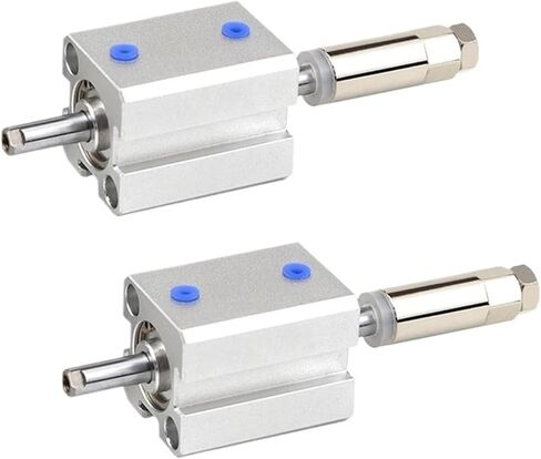 SDAJ12/16mm Double Acting Piston Tools Aluminum Alloy Adjustable Stroke Compact Thin Air Pneumatic Cylinder(SDAJ16x30-20-S) in Saudi Arabia