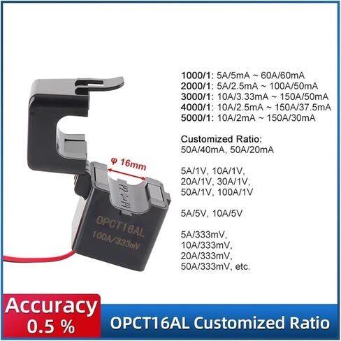 محول تيار سبليت كور OPCT16ATL 1000/1 2000/1 3000/1 4000/1 5000/1 المشبك على المحول الحالي (4000-1) in Kuwait
