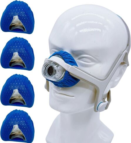 N20 Nasal CPAP Mask Liners, Blue, Medium Size, 4 Pack | Compatible With Mediun Nasal Mask Cushions, Silky Comfort, Reducing Facial Redness, Reducing Pressure Marks in Kuwait