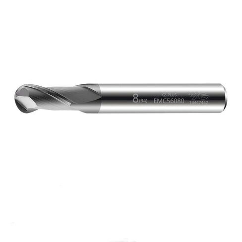 1PCS 2 Flute Cutting HRC55 R0.25 0.5 -R4 5 6 Milling Machining Tungsten Steel Sprial Bit Cutter Ball Nose End Mill(R0.5X4X2X50) in Kuwait