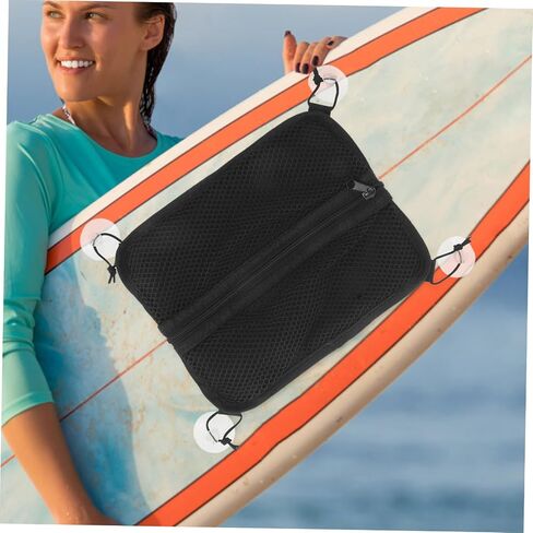 Hemoton Paddleboard Bag Zippered Net Suction Cup Surfboard Storage Bag for Outdoor Use in Kuwait
