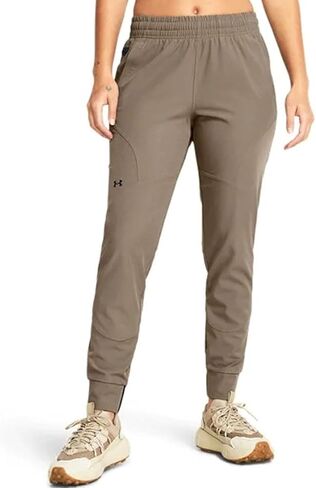 Under Armour Women's Unstoppable Sports Trousers Jogger Pants Large Brown in Kuwait