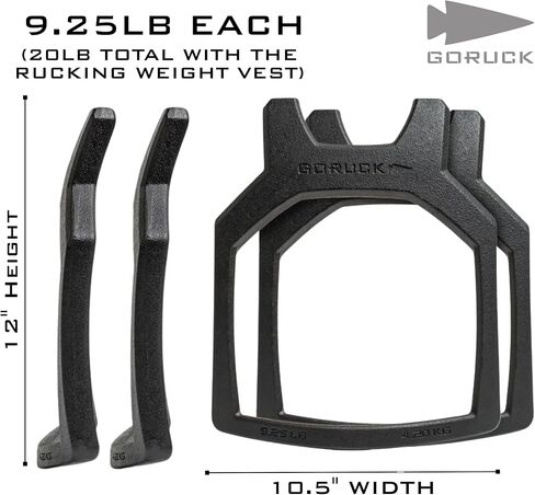 سترة GORUCK Rucking للوزن ولوحة منحنية بوزن 9.25 رطل in Kuwait