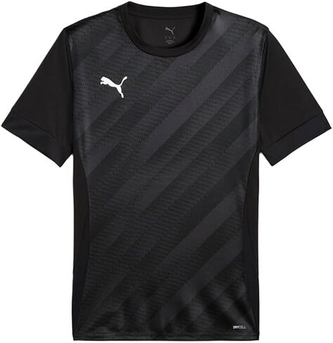 PUMA Mens Teamgoal Crew Neck Short Sleeve Jersey Casual - Black in Kuwait