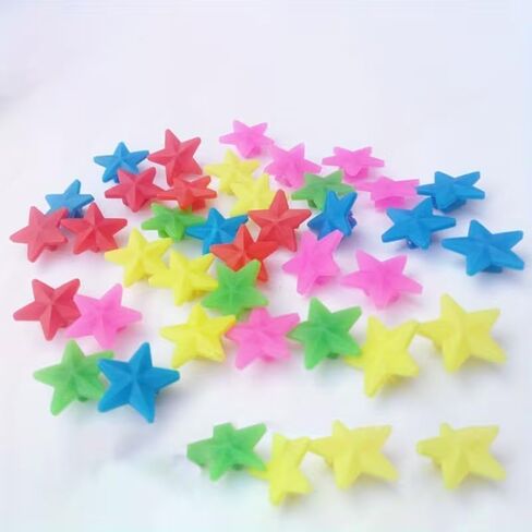 74Pcs Luminous Star Bicycle Spoke Beads with Glow in The Dark Valve Caps Set Universal Cycling Additions, Pink Valve Cap in Kuwait