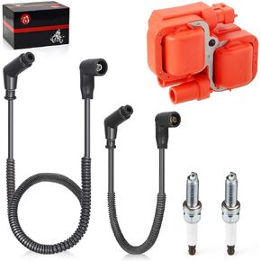 Ignition coil & Spark plug w/Wire Cap for Can-Am Maverick Max 1000 1000R 2013-2018
