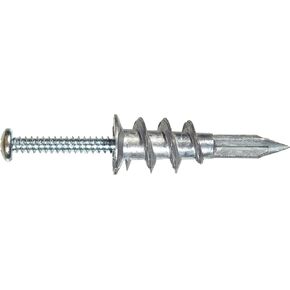 The Hillman Group 5089 Hillman .164 in. Dia. x 1-1/4 in. L Zinc Pan Head Wallboard Anchors 2 pk, No Size, No Color