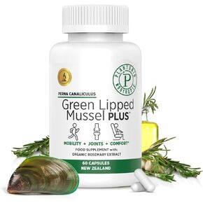 New Zealand - Green Lipped Mussel for Dogs - 1325mg 90 Caps - Hip & Joint Supplement for Dogs & Arthritis Relief for Dogs - GMO & Gluten Free