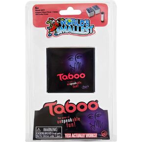 World's Smallest Taboo - Board Game for Kids, Teens and Adults, Fun and Hilarious Party Game - Fun for All Ages. Recommended for Ages 6 and up