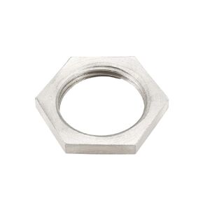 uxcell Pipe Fitting Hex Locknut SUS304 Stainless Steel G3/4 Inch Female Threaded, 2 Pcs