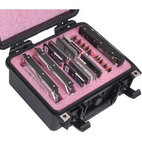 Case Club Small HDD & SSD Internal Drive Storage Case. Hard-Shell, Anti Static, Protective, Waterproof, Airtight, Padlockable